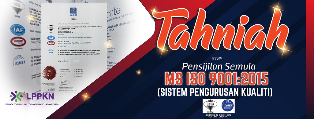 Pensijilan semula Sistem Pengurusan Kualiti MS ISO 9001:2015